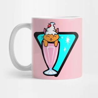 Retro Milkshake Kitty Mug